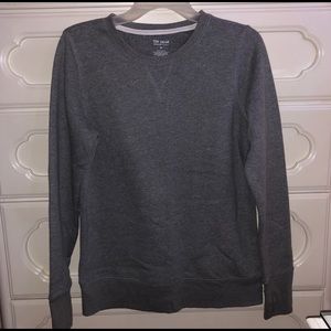 Gray Women’s Sweatshirt with Thumb Holes